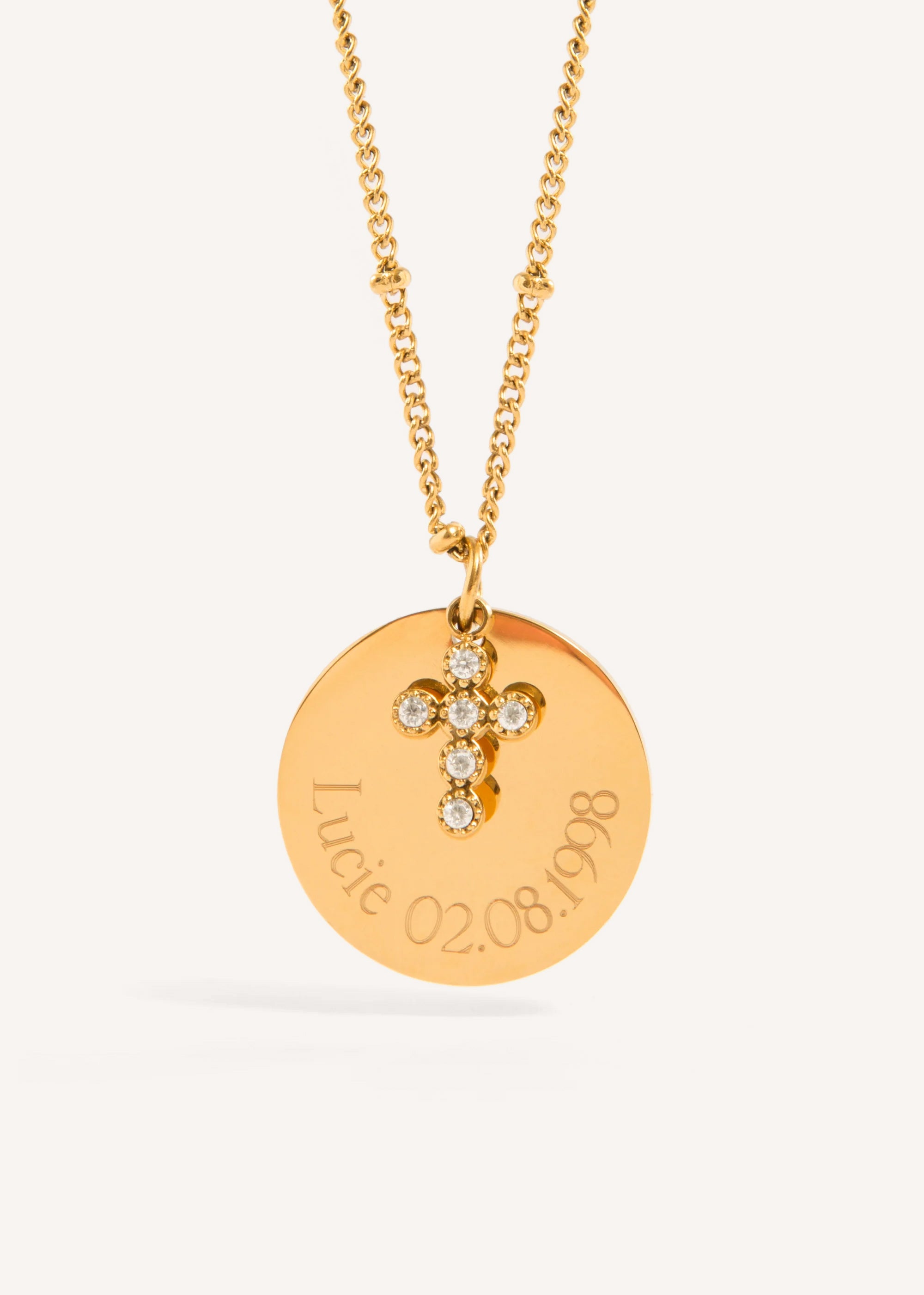 GRAVURE COLLIER CROIX