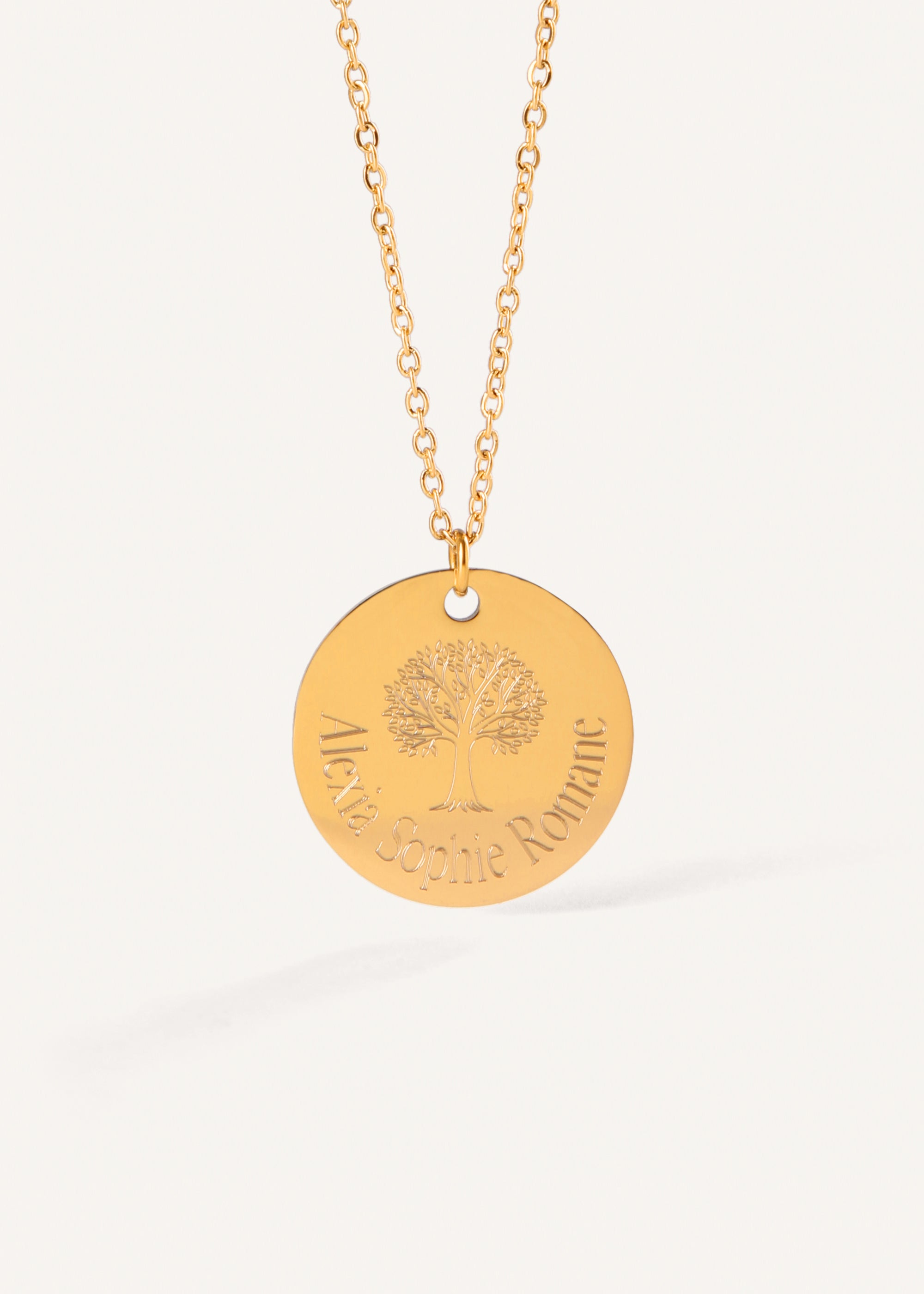 GRAVURE COLLIER ARBRE DE VIE