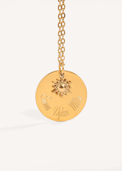 GRAVURE COLLIER SUN