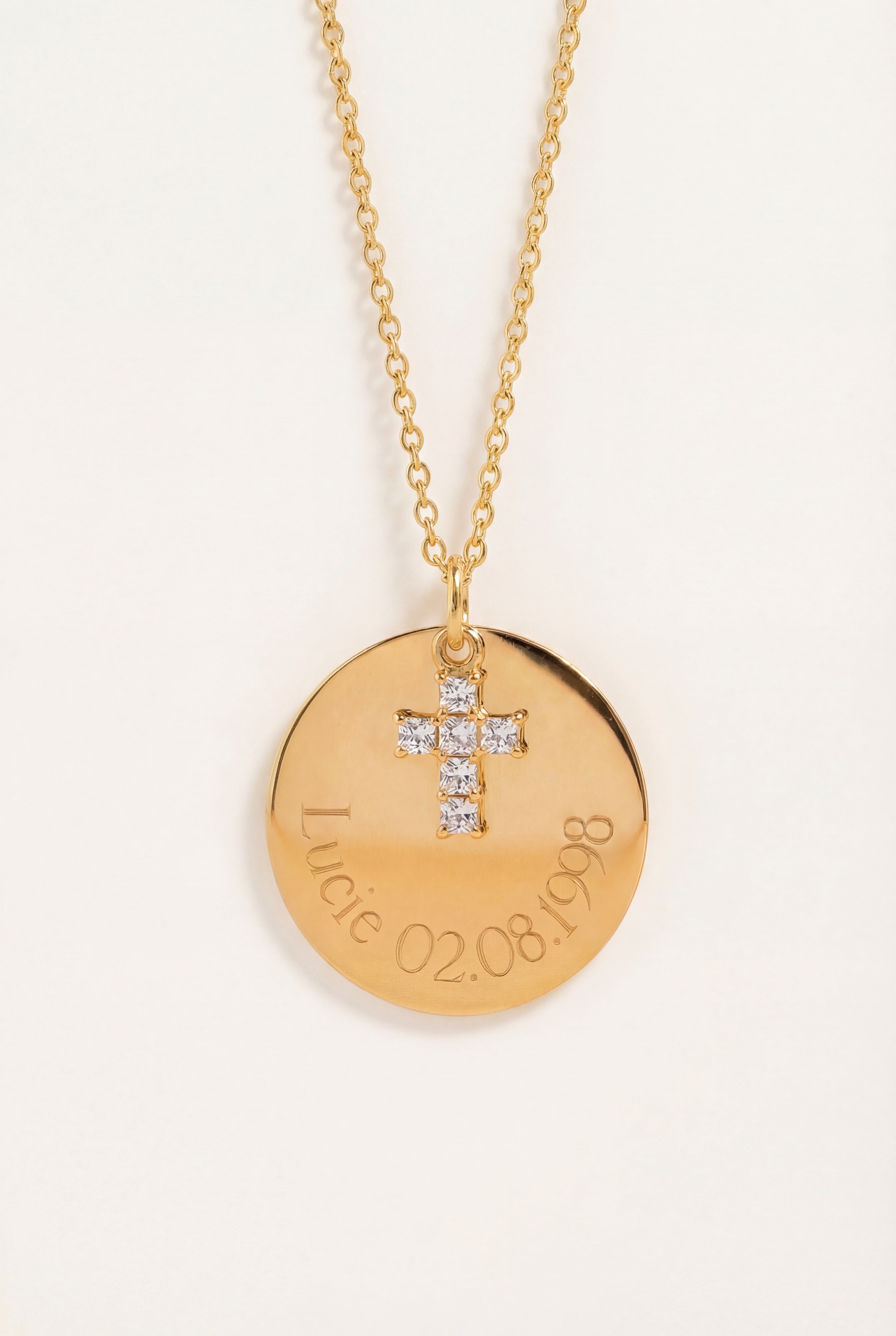 GRAVURE COLLIER CROIX